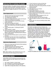 Sanitizing Instructions