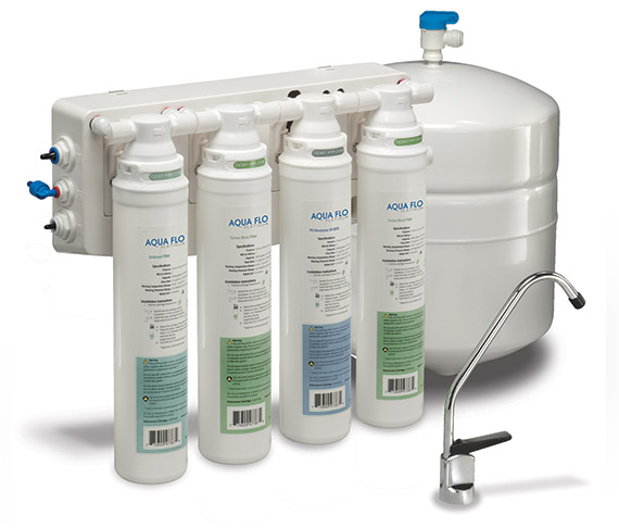 Hydrotech QCRO4V-50 Pura Quick-Change 50 GPD Reverse Osmosis Water Filter System