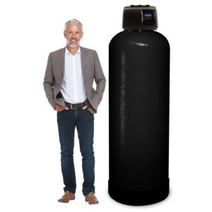 Large Home Backwashing Whole House Carbon Water Filter, 36-45 Gallons Per Minute (9 Cu. Ft.)