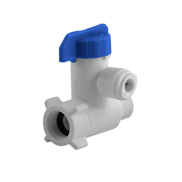 3/8" Angle Stop Connector Valve with 1/2" Adaptors - Image 2