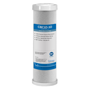 10" x 2-1/2" Carbon Block Water Filter, 1, 5, or 10 Micron (CA Ware) - 10 Micron