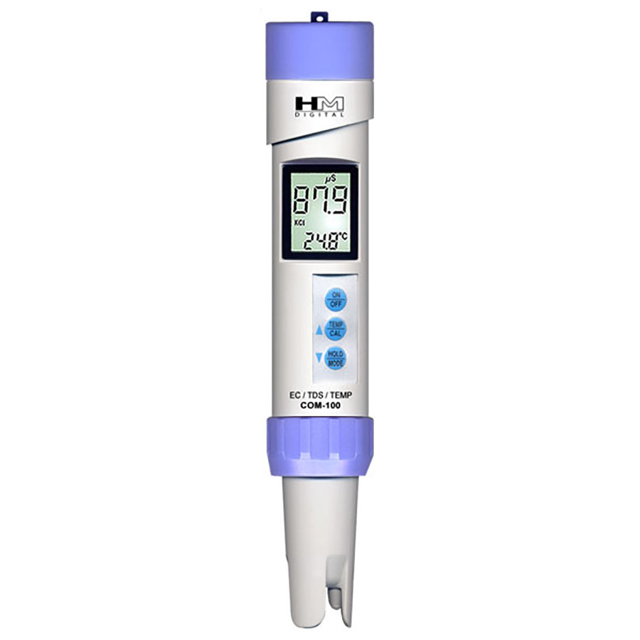 HM Digital COM-100 Professional Waterproof TDS Meter & Thermometer
