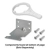 FH4200WW14 10" NSF White Filter Housing w/ 1/4" Ports by Watts/Flowmatic (Accepts 10" x 2.5" Cartridges) - Image 2