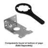 150544 3G 20" Pentek Blue Filter Housing with 3/4" Ports (Accepts 20" x 2.5" Cartridges) - Image 2