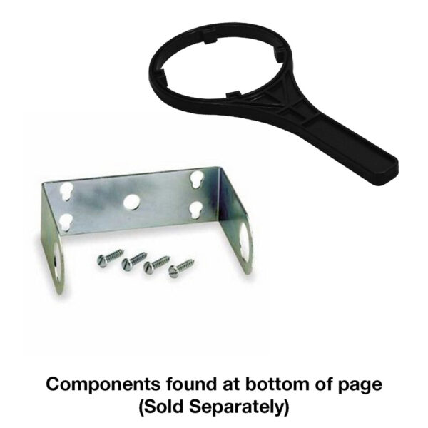 150164 10" Pentek Filter Housing w/ 3/4" Ports and Valve-in-Head (Accepts 10" x 2.5" Cartridges) - Image 2