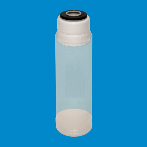 10" GAC Filter Empty Refillable Canister - Clear
