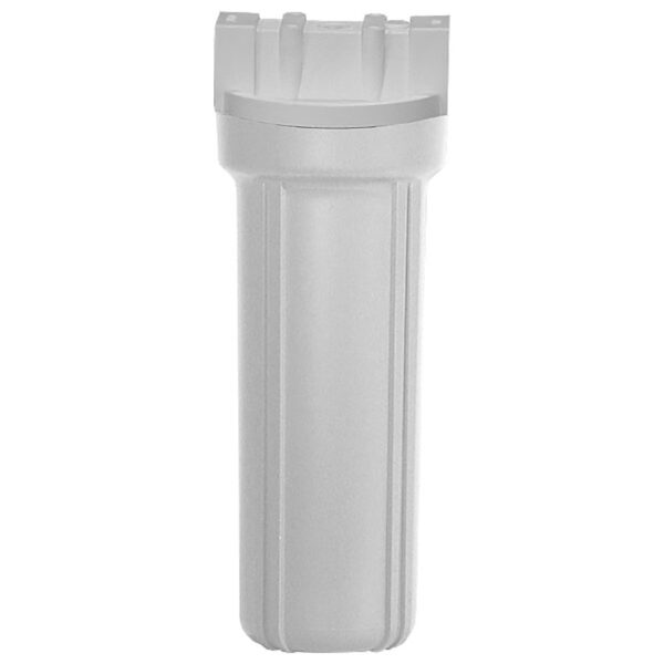 FH4200WW14 10" NSF White Filter Housing w/ 1/4" Ports by Watts/Flowmatic (Accepts 10" x 2.5" Cartridges)