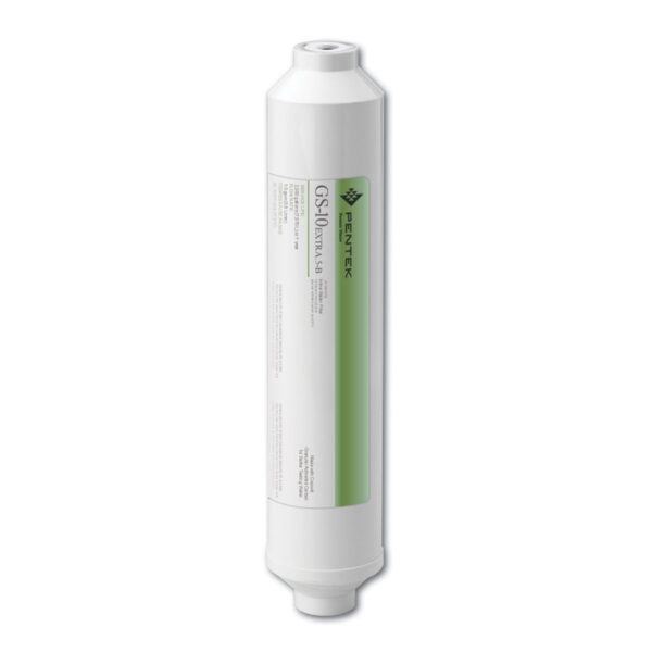 Pentek GS-10EXTRA.5-B, 10" x 2", 5 Micron Inline KDF/GAC Filter w/ 1/4 FPT Ports