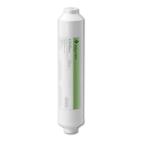 Pentek GS-10RO-C, 10" x 2", 5 Micron GAC Inline Filter w/ 3/8" FPT Ports