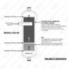 H2O International RC Ice Maker Water Filter - Image 2