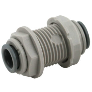 John Guest 3/8" x 3/8" Bulkhead Union (Acetal)