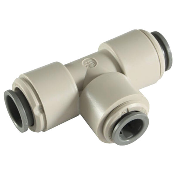 John Guest 3/8" x 3/8" x 1/4" Reducing Branch Tee (Acetal)