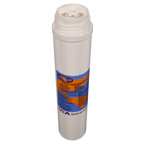 Omnipure Q5621, Q Series 12" x 2.5" Block GAC Inline Filter, 10 Micron