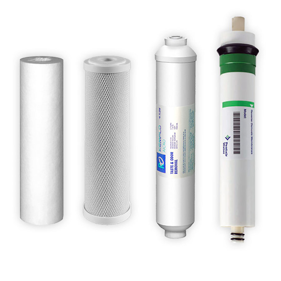 ROK-4M-100BET 4-Stage 100 GPD Cartridge Kit with Pentair Membrane