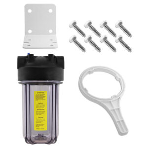 10" x 4-1/2" Sediment Filter Housing Kit (Clear)