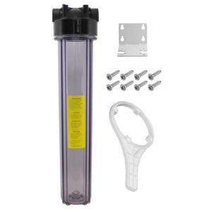 20" x 2-1/2" Sediment Filter Housing Kit (Clear)