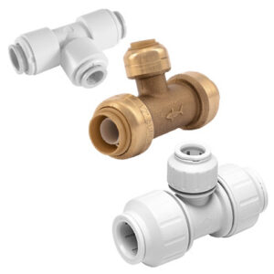 Push-to-Connect Reducing Branch Tees